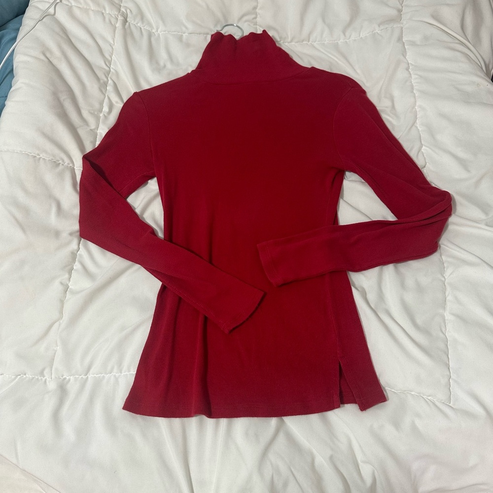 Ambiance Crimson Knit Sweater